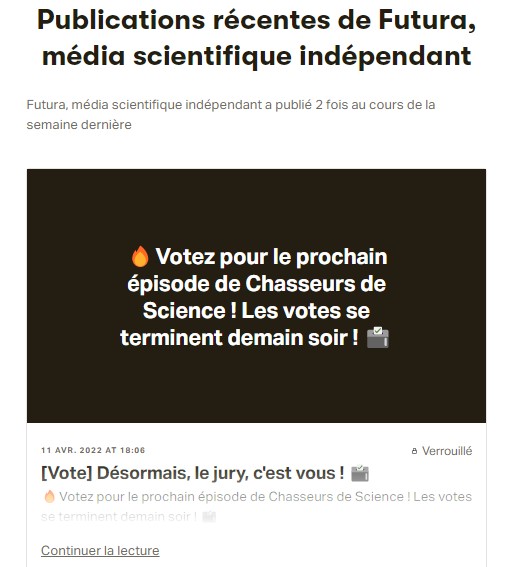 Image du site Futura Sciences